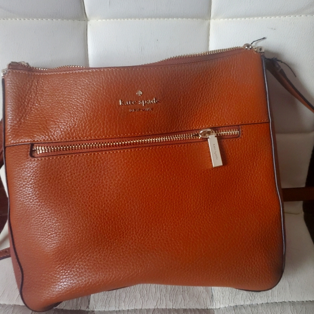 Kate Spade Burnt Orange Leather Handbag